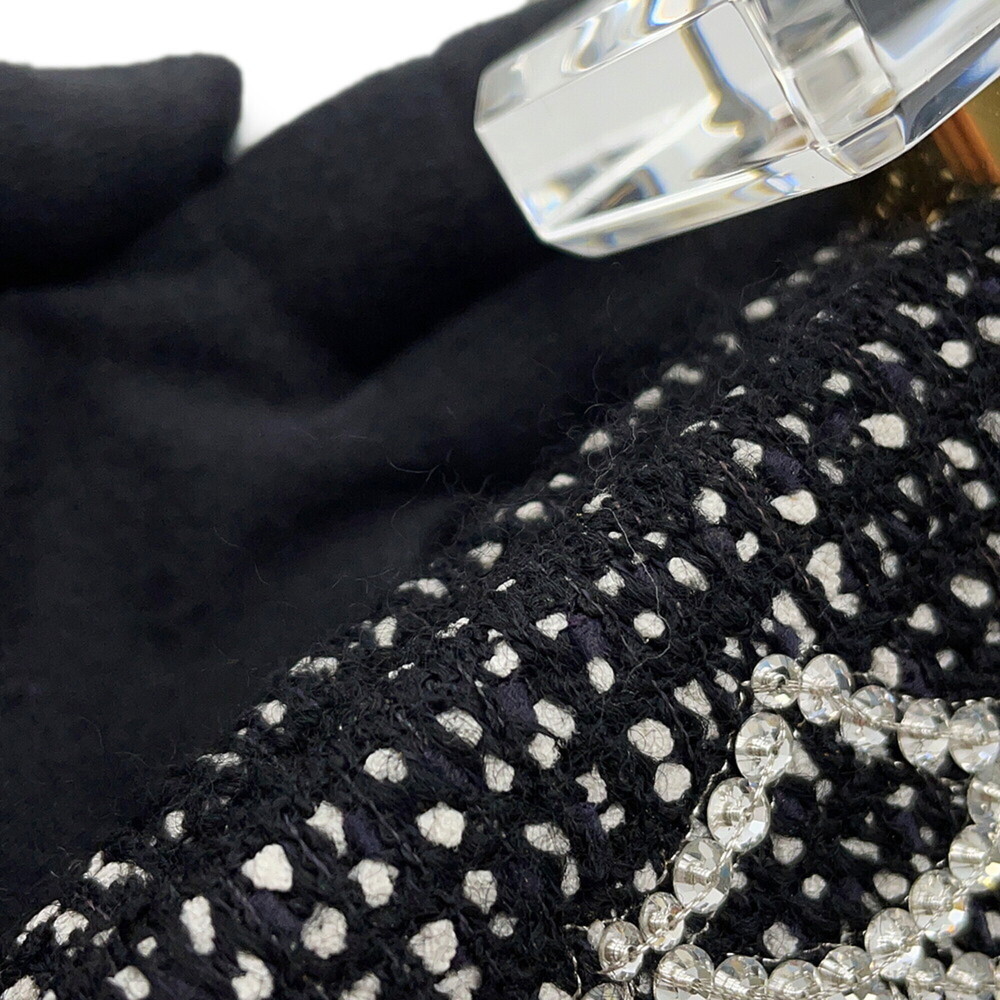 CHANEL Black Logo Clutch Bag - Picture 6 of 11